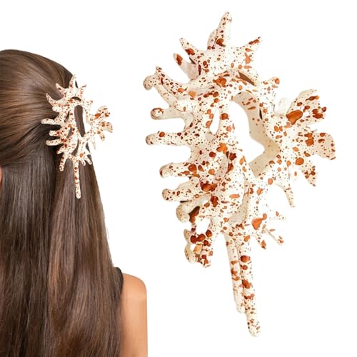 Haarclip Women Shell - Raffiniertes Seemacher -Accessoire, hübsche Einhorn -Wäscheklammern | Dekorationen für Haare mit natürlicher Berührung für tägliche Feiertagen Sea Estate Sommer von Generic