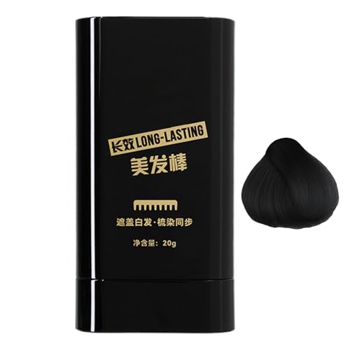 Haarfärbekamm-Applikator, 2-in-1-Instant-Haarfärbekamm, sicher und praktisch, 20 g, tragbare, natürliche Abdeckbürste für Männer und Frauen, Haar-Concealer, Kämmen für graue Haare von Generic