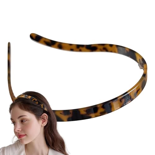 Haargummis für Damen, dünne Haarbänder – dünne Haarreifen mit Zähnen | modisches Haarstyling-Zubehör, bequeme Hut-Haarschmuck für Frauen mit Brille von Generic