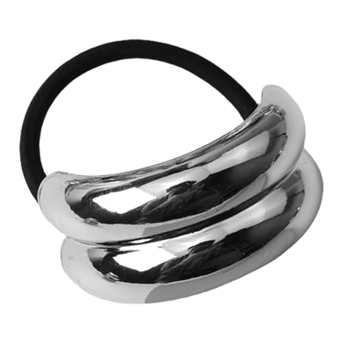 Haargummis für Pferdeschwänze, elastische Haargummis für Mädchen | Doppelbogen Pferdeschwanz Krawatte Schwanz - Manschette für Schwanz, Clips für Haargummi von Generic