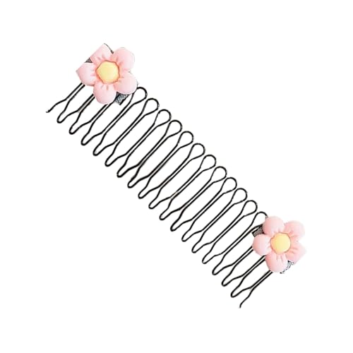 Haarkamm-Clips – Einsteckkamm-Haarspange, Baby-Kopfschmuck, Haarkamm-Clips für Frauen, Blumenkrone, kaputte Haarnadeln | Seitlicher Kamm, dekorative, starke Haarnadeln für Frauen, Dutt-Styling, Mädche von Generic