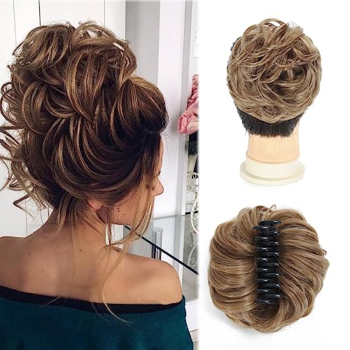 Haarkrallen für Frauen, Haarknoten, gewellt, gewellt, Hochsteckfrisur, Hochsteckfrisur, Donut-Haarknoten, Pferdeschwanz aus Kunsthaar (12/24) von SDZNYQT