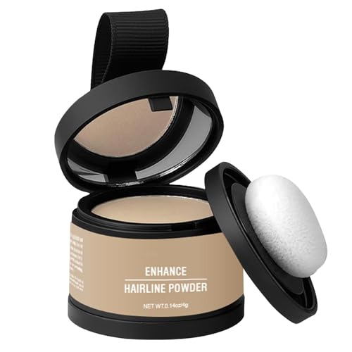 Haarpuder für Frauen, Wurzelpuder für Haare - Haartexturpuder mit Applikator, Root Touchup Cover Up - Wasserfester, langlebiger, grauer Concealer für mehr Haarvolumen für sofortige Fülle, Männer und F von Generic