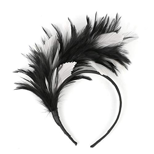 Haarreif Vintage-Kopfbedeckung bunte Flapper Fancy Headband Stirnbänder Mädchen 10 Jahre von Generic