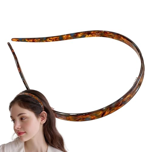 Haarreif für Sonnenbrillen, dünne Stirnbänder mit Zähnen für Damen, modisches Styling-Zubehör, bequeme Haardekoration für Frauen mit Brille von Generic