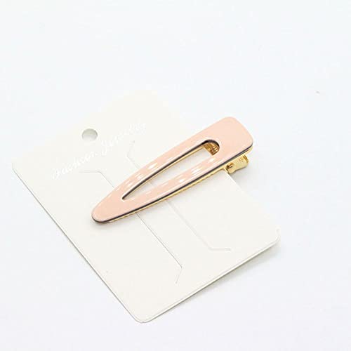 Haarschmuck aus Acrylharz, Haarspange für Mädchen und Damen, geometrische Krokodil-Haarspangen, seitliche Haarspangen, Entenschnabel-Clips (beige) von Generic