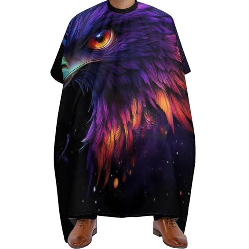 Haarschneideumhang Bunte Weltraumadler-Kunst, Antistatisch Haar Schneideumhang Professionelle Friseurumhang für Frauen Erwachsene 140X168cm von Generic