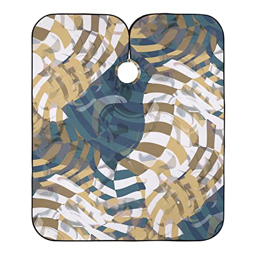 Haarschnitt Salon Umhang Ein Abstrakter Nautischer Streifen, Frisörumhang Professionelle Haarschneideschürze Wasserdicht Friseure Kleid Für Haarschneiden Frauen Kinder von Generic