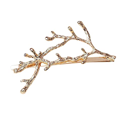 Haarspange Blumen Geweih Haarnadel Kopfbedeckung Weibliche Version Clip Haarnadel Clip Haarnadel Ohr Zweig Koreanische Nette Seite Seite Clip Student Haarclips Haargreifer Haar Accessoire Haarschmuck von Generic