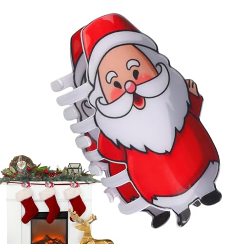 Haarspangen, Weihnachts-Haarspangen für Frauen,Weihnachtsmann Haarspange - Exquisite rutschfeste Weihnachtsbäume dicke Haarklammern für dickes Haar von Generic