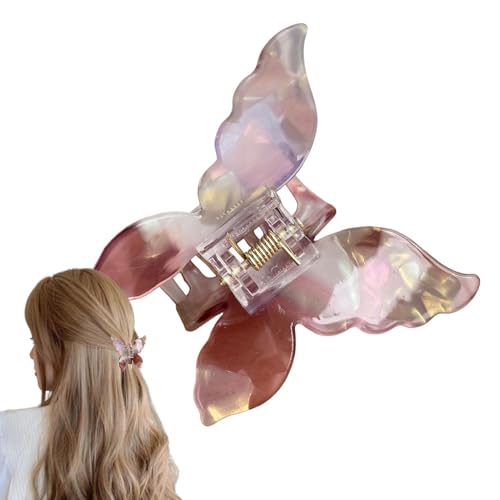 Haarspangen – Schmetterlings-Haarspangen, rutschfeste matte Haarspangen | niedliche Haarspange für Frauen, Schmetterlingskrallenzange, schönes Haar-Dekorationswerkzeug Haarspangen – Schmetterlings-Haarspangen, rutschfeste matte Haarspangen | niedliche Haarspange für Frauen, Schmetterlingskrallenzange, schönes Haar-Dekorationswerkzeug von Generic