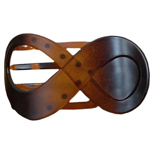 Haarspangen für Frauen - Elegante Haarspange, Acryl-Haarspange im einfachen Stil | Damen-Rückenplatte, modisches Styling-Zubehör, starker Halt, rutschfester Griff-Clip für langes Haar von Generic