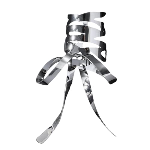 Haarspangen mit Metallschleife, Retro-Haarspange aus Metall, Pferdeschwanz, Metallschleife, Haarspangen für Mädchen, Kinder, alle Altersgruppen, Frauen von Generic