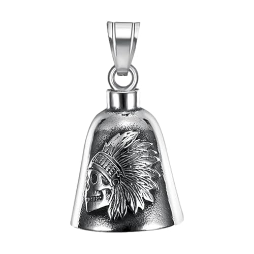 Hängende Glocke für Motorrad, hängende Glocke, Schlüsselanhänger für Motorradfahrer zum Aufhängen, Motorradklingel aus Edelstahl für Zyklen Herren Biker Reiter Ehemann von Generic