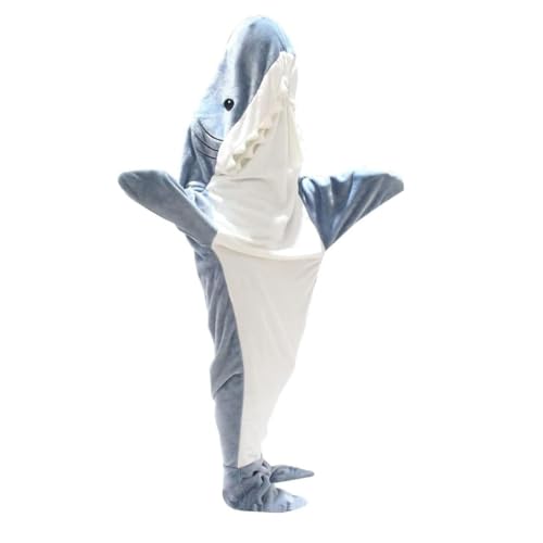 Hai Decke Für Erwachsene Weich Flanell Tragbare Kuscheldecke Shark Schwanz Anzug Super Weich Blau Hai Schlafsack Blanket Tragbare Decke Für Männer Decke Hoodie Hai Decke Für Erwachsene Weich Flanell Tragbare Kuscheldecke Shark Schwanz Anzug Super Weich Blau Hai Schlafsack Blanket Tragbare Decke Für Männer Decke Hoodie von Generic