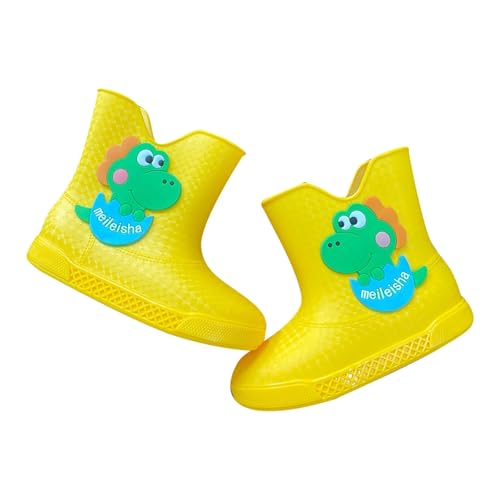Halbhohe Gummistiefel Kinder Mädchen Jungen Cartoon - Kinderstiefel Regenschuhe Leicht Weich Thermo Regenstiefel Halbschaft Regen Wasserdichte Outdoor Rutschfest Halbhoch Unisex von Generic