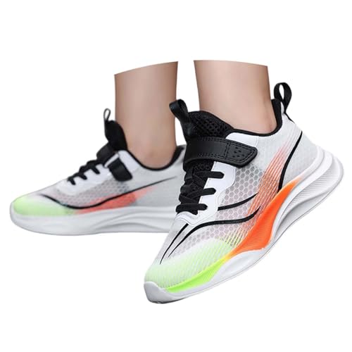 Hallenschuhe Mädchen Schuhe Kinder Mesh Mesh Barfussschuhe Minimalistische Weich Straßenlaufschuhe Sport Freizeit Straßenlaufschuhe für Campus und Reisen von Generic