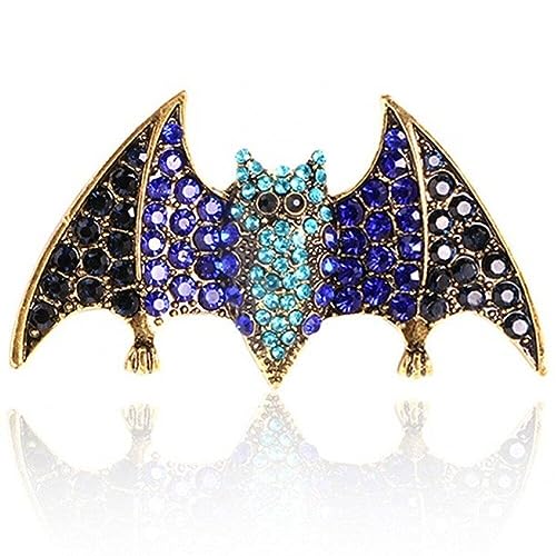 Halloween Brosche Fledermausform Brosche Brosche Stecknadel Strassbestiner Dämon Brosche Fledermaus Brosche Pins Juwely Geschenk Halloween Accessoires Für Frauen Mädchen von Generic