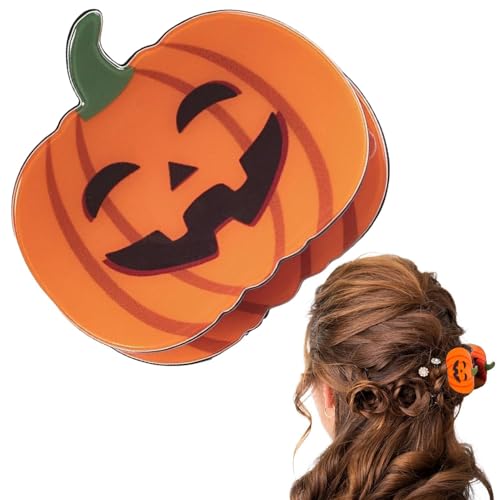 Halloween Haarnadel,Haarspangen für Frauen,Cartoon Halloween Krallenklammer | Stilvolle Acryl-Haarspange, Halloween-Accessoires für Mädchen von Generic