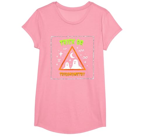 Halloween Mathematiklehrer Trick oder Trigonometrie T-Shirt, Girls, Rosa, XS Halloween Mathematiklehrer Trick oder Trigonometrie T-Shirt, Girls, Rosa, XS von Generic