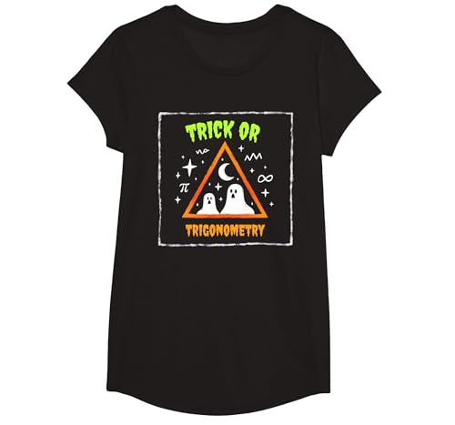 Halloween Mathematiklehrer Trick oder Trigonometrie T-Shirt, Girls, Schwarz, XS Halloween Mathematiklehrer Trick oder Trigonometrie T-Shirt, Girls, Schwarz, XS von Generic