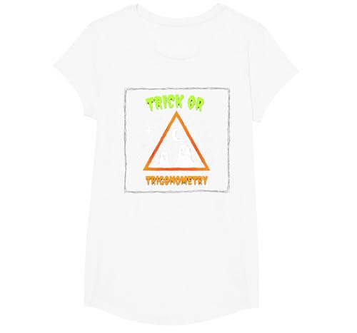Halloween Mathematiklehrer Trick oder Trigonometrie T-Shirt, Girls, Weiß, XS Halloween Mathematiklehrer Trick oder Trigonometrie T-Shirt, Girls, Weiß, XS von Generic