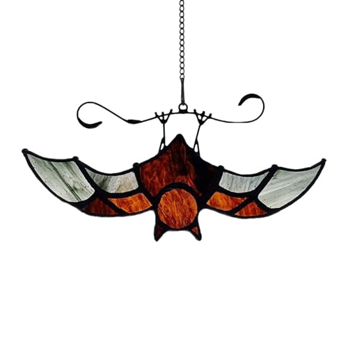 Halloween -Ornamente - Acryl Bunte Fledermausendekor 2d | Spooky Beängstigende Fledermausendekoration Für Zuhause | Lustige Halloween - -Aufkleber Für Cafés Bars Wohnzimmer Schlaf Halloween -Ornamente - Acryl Bunte Fledermausendekor 2d | Spooky Beängstigende Fledermausendekoration Für Zuhause | Lustige Halloween - -Aufkleber Für Cafés Bars Wohnzimmer Schlaf von Generic
