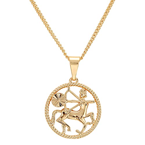 Halskette Kette Halskette Für Frauen 12 Konstellationen Prägung Anhänger Kupfer Sternzeichen Tierzeichen Kette Halskette Gold Farbe Horoskop Geschenk Schütze Halskette Kette Halskette Für Frauen 12 Konstellationen Prägung Anhänger Kupfer Sternzeichen Tierzeichen Kette Halskette Gold Farbe Horoskop Geschenk Schütze von Generic
