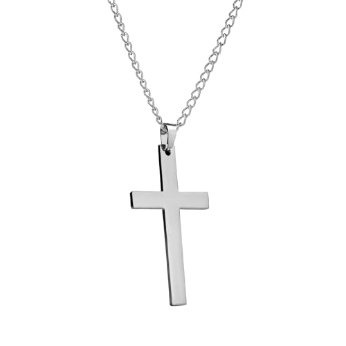 Halsketten für Männer, christlicher Anhänger für Männer, christliche Anhänger aus rostfreiem Edelstahl | Bibel-Anhänger für Männer, Hip-Pop-Zubehör, fäulnisbeständig, sortiert, Se référer au von Generic