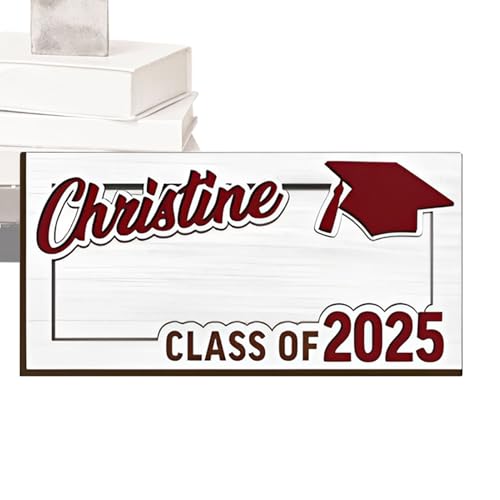 Halter für Abschlussfeier, Münzhalter aus Holz für Abschlussfeier, Mehrzweckzubehör für Familienfeiern und Treffen von Erwachsenen und Kindern, rot, Consulte la descripción, Siehe Beschreibung von Generic