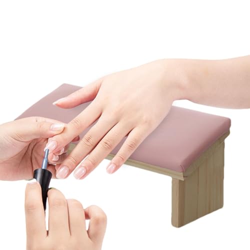 Hand Rest für Nails Tech – verstellbare Höhe, Nail Rest Nail Tech Supplies | Kissen faltbar Manicure Pillow, rutschfeste weiche Mikrofaser Leder Manicure Hand Rest Nail Stand Techniker Tabl von Generic