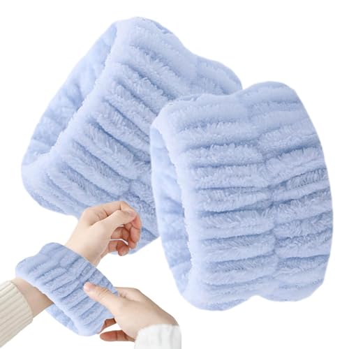 Generic Handgelenk-Spa-Waschband | Mikrofaser Handgelenk Waschen Handtuch - Band Handgelenk-Waschband Für Waschen Gesicht, Dusche, Yoga, Sport von Generic