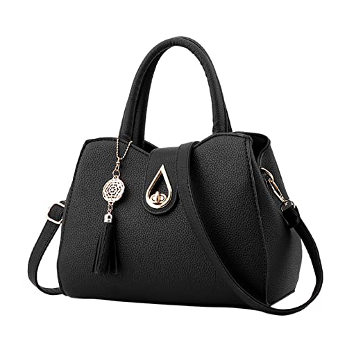 Handtasche Damen Elegant 2023 Diagonale Umhängetasche Damen mit Exquisiter Anhänger Handtaschen Damen Abnehmbarem Adjustable Straps Modisch Schickes Chultertasche Arbeiten Shopper Damen von Generic