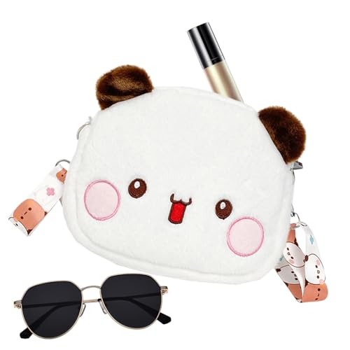 Handtasche aus Plüsch, Bär, Handtasche für Mädchen | lässige Umhängetasche mit Cartoon-Motiv, Umhängetasche, lässig, aus Plüsch, elegant, für Monna-Zimmer, weiß, Se référer au descriptif Handtasche aus Plüsch, Bär, Handtasche für Mädchen | lässige Umhängetasche mit Cartoon-Motiv, Umhängetasche, lässig, aus Plüsch, elegant, für Monna-Zimmer, weiß, Se référer au descriptif von Generic