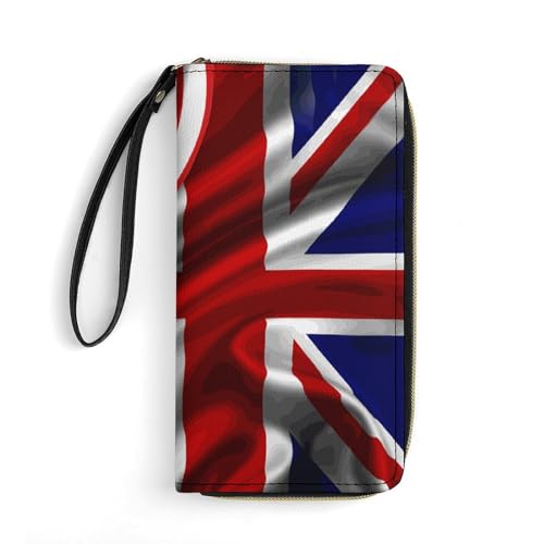 Handtaschen Amerika-Flagge Und Großbritannien-Flagge Leder Geldbörse Lustige Geldbeute Printmotiv Kleine Münzbörse Für Mutter, Tochter, Frauen von Generic