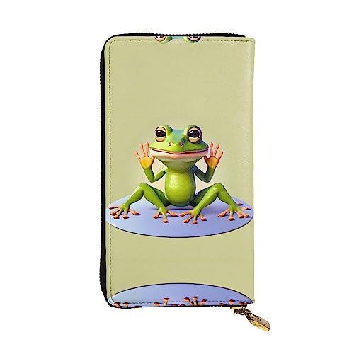 Handtaschen Der Lustige Frosch Beim Yoga Druck Wallet Lustige Geldbeute Vintage Kleine Münzbörse Für Mädchen, Lehrer, Kinder von Generic