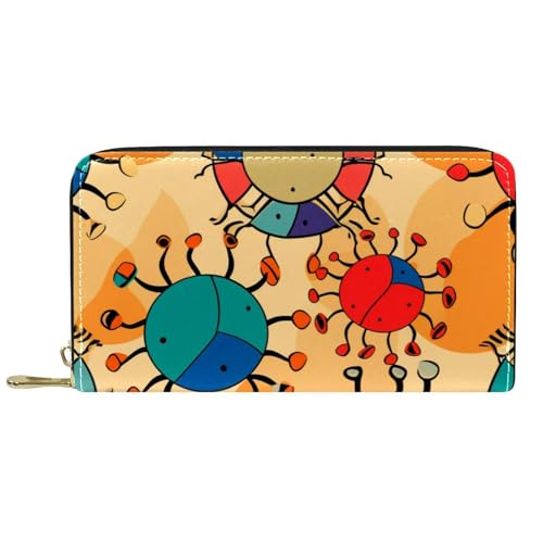 Handtaschen Krabben Und Punkte Kleine Münzbörse Vintage Tragbare Brieftasche Printmotiv Geldtasche Für Frauen, Tochter, Kinder von Generic