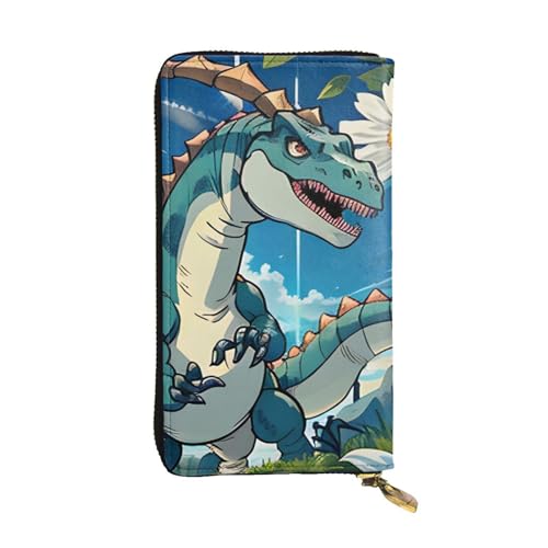 Handtaschen Niedlicher Dinosaurier-Druck Portemonnaie Nette Tragbare Brieftasche Niedliche Kartenetui Für Mutter, Freundin, Kinder von Generic