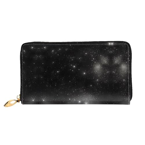 Handtaschen Schwarz Und Galaxie Geldtasche Tragbare Portmonee Nette Kartenetui Für Freund, Mutter, Lehrer von Generic