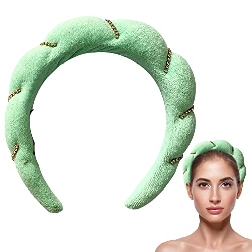 Handtuch-Stirnband | Make-up-Stirnband – Frottee-Stoff-Haarbänder, Haar-Accessoires für Hautpflege, Gesichtswäsche, Make-up-Entfernung von Generic