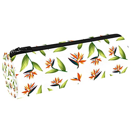 Happy Kwanzaa Kerze Dunkelgrün Frauen Canvas Stift Federmäppchen Münzbörse Kosmetik Make-up Tasche für Student Schreibwaren Schule Büro Aufbewahrung, Multi#10, 20x6.3cm/7.9x2.5in, Federmäppchen von Generic