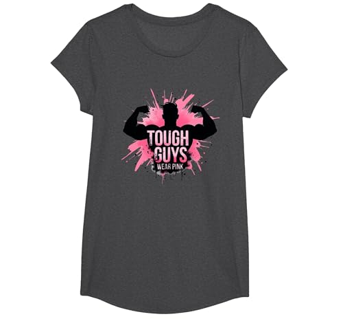 Harte Jungs tragen Rosa T-Shirt, Girls, Anthrazit Meliert, XS Harte Jungs tragen Rosa T-Shirt, Girls, Anthrazit Meliert, XS von Generic