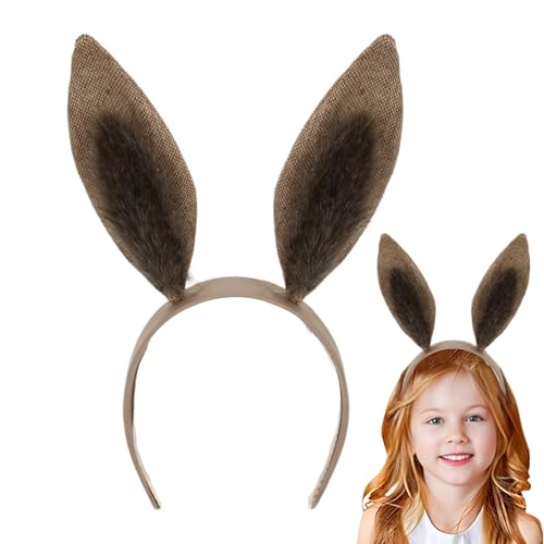 Hasenohren Stirnband, Osterhasenohren | Hasen-Stirnband Ostern süßes Stirnband - Haarschmuck Damen Stirnbänder, Haarstirnbänder Kostümzubehör von Generic