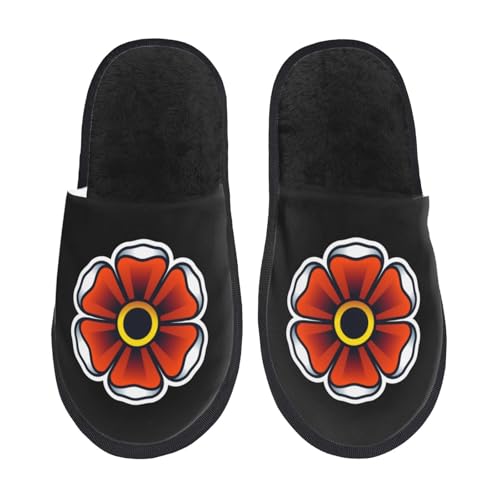 Hauspantoffeln Blumen Gemütlich Baumwolle Pantoffeln Luxuriös Pantoffeln Für Draußen Weihnachten Drinnen L von Generic