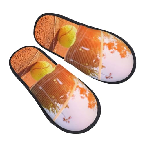 Hauspantoffeln Sunny Day Tennisstadion Weiches Hausschuhe Wärme Slippers Für Unisex Weihnachten Schlafzimmer L von Generic