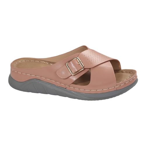Hausschlappen Damen Slipper Mit Absatz Slides Dicker Bequeme Weichen Sohlen Hausschuhe Breite Füße Leichte Offener Zehen Schlappen Exquisit rutschfeste Flip Flops Strand Festlich Hausschlappen Damen Slipper Mit Absatz Slides Dicker Bequeme Weichen Sohlen Hausschuhe Breite Füße Leichte Offener Zehen Schlappen Exquisit rutschfeste Flip Flops Strand Festlich von Generic
