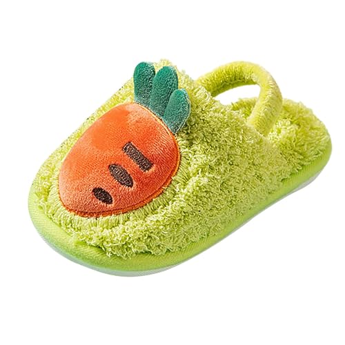 Hausschuhe Baumwolle Kinder Winter Niedlicher Plüsch Warm Slipper Kuschelige Weiche rutschfest Hüttenschuhe Barfuss Schläppchen Gefüttert Flauschige Hausschuhe von Generic