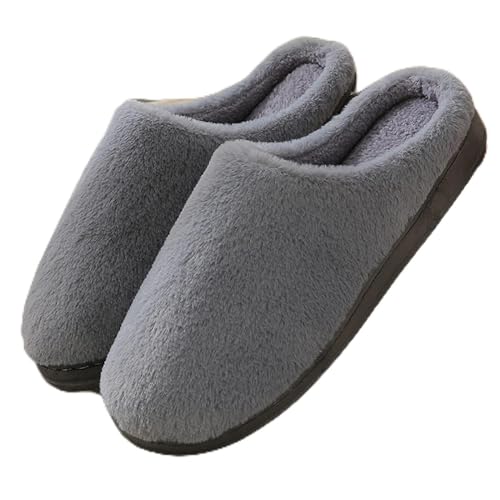 Hausschuhe Damen, Memory Foam Pantoffeln Herren, Modern Flauschig Gäste Slippers Weiche Filzpantoffeln Rutschfeste Gästehausschuhe Schlappen Orthopädische House Hauspantoffeln Schuhe von Generic