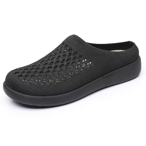 Hausschuhe Damen Mit Memory Foam, Pantoffeln Damen Plüsch rutschfeste, Leichte Flauschiges Filzpantoffeln Wildleder Hauspantoffeln Winter Slippers Drinnen Draußen Kuschelig Warm Schuhe von Generic