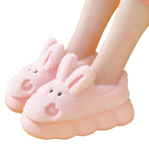 Hausschuhe Damen Schuhe Cartoon Niedlich Und Gemütlich Flache Memory Foam Home Slipper Schmerzlinderungs rutschfeste Pantoffeln Casual Plüschhausschuhe Winterschuhe von Generic